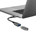 thumbnail image 2 of Alogic Super Ultra USB 3.1 USB-C to USB-A Adapter, 15cm, Space Grey, 2 of 4