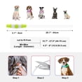 thumbnail image 4 of Collar LED para perros Dlitk, multicolor, recargable por USB, 70 cm, 4 of 6