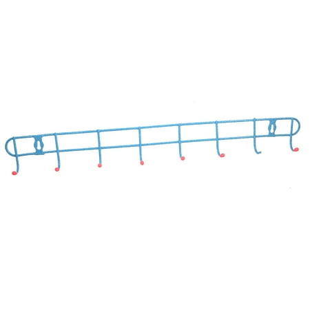 Unique Bargains Home Storage Wall Mounted Hook Rack for Shower Items Clothing Keys