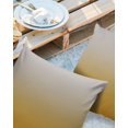 thumbnail image 2 of Pack of 2 Outdoor Pillow Covers, Gray-Yellow Gradient Pattern Waterproof Square Throw Pillowcase Cushion Decorative Pillow Covers for Couch Patio Tent, 16x16 in, 2 of 6