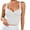 White, variant on Timegard Yoga Tank Tops for Women Square V Neck Slim Workout Running Gym Tops Sleeveless Camis Athletic