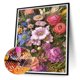 thumbnail image 2 of Cuadros Decorativos Kits de arte de diamantes de flores, lienzo de resina 5D DIY para oficina, hogar, pared (estilo C) Wdftyju de costura negro 4 estilos, 2 of 9