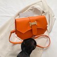 thumbnail image 2 of Bolso bandolera cuadrado pequeño de un solo hombro para mujer, estilo extranjero, informal, popular, de invierno 2025, con nueva textura y colores contrastantes de moda, 2 of 5