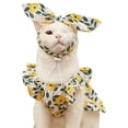 thumbnail image 2 of shenmeida Dog Dress Pet Skirt Doggie Apparel Puppy Flower Printed Dresses for Small Dogs Girl and Cats, 2 of 7