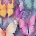 thumbnail image 4 of Colourful Butterfly Shower Curtain for Bathroom, Bath Bathroom Accessories with 12 Pack Hooks for Home Hotels, 60 X 72 in Home Decor, 4 of 6