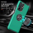 thumbnail image 3 of Case for Xiaomi 11T/11T Pro, Dual Layer Hard Military Phone Case with 360 Degree Ring Stand Silicone Bumper (Camera Protection) Magnetic Car Holder Protective Phone Cover Protector - Green, 3 of 15