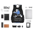 thumbnail image 3 of Undertale Sans Casual Daypack Student Satchel Lightweight Backpack Rucksack Fashion Printed School Bag, 3 of 9