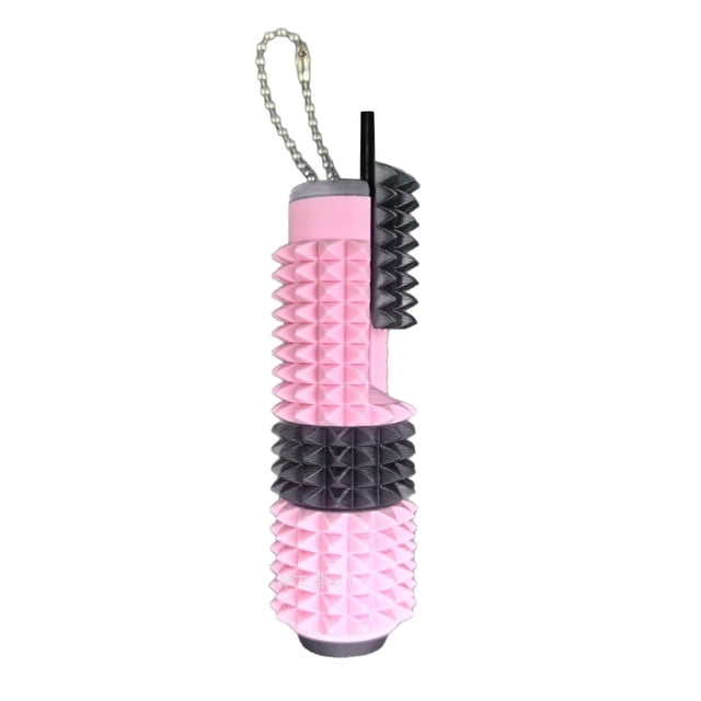 Juguete rodillo con púas 5 en 1 Llavero con púas impreso en 3D Mini juguete sensorial para aliviar la ansiedad y el estrés