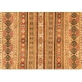 thumbnail image 1 of Ahgly Company Indoor Rectangle Abstract Orange Modern Area Rugs, 3' x 5', 1 of 4