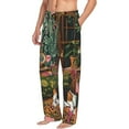 thumbnail image 6 of Disketp Dog On Floral Couch Men's Pajama Pants - Ultra Soft Fleece Sleep and Lounge Pants (Size: S-XXL)-Large, 6 of 6