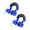 Blue, variant on D-Ring Shackle 28660lbs Break Strength 5/8" 18mm Pin Off-road Recovery Towing Gear Anti-Rust Bow Shackle 2Pcs