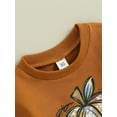 thumbnail image 5 of Bagilaanoe Newborn Baby Girl Boy Halloween Romper Sweatshirt Long Sleeve Bodysuits Pumpkin Print Pullover 3M 6M 12M 18M Infant Casual Tee Tops, 5 of 9