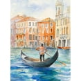 thumbnail image 2 of Loreth, Lanie 25x32 Gold Ornate Wood Framed with Double Matting Museum Art Print Titled - Cruising on the Grand, 2 of 4