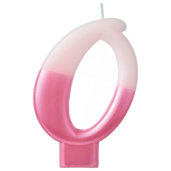 Pink"0" Candle | 1ct