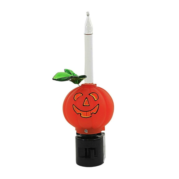Halloween Jack O Lantern Nightlight Bubble Pumpkin Electric Plug-In 165326