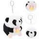 thumbnail image 3 of KAKOWELY Llavero de muñeco de panda pequeño, figura de peluche de dibujos animados, llavero de panda de peluche, 3 of 4