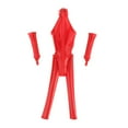 thumbnail image 2 of Mono de piel sintética para mujer, escala 1/6, para figuras de acción de 12 pulgadas, accesorios de ropa rojo, 2 of 9