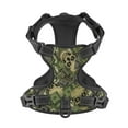 thumbnail image 4 of Lsque Green Skulls Dog Harness, No-Pull Pet Harness with 2 Leash Clips, Adjustable Soft Padded Dog Vest with Easy Control Handle for Large Dogs-Medium, 4 of 9