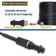 thumbnail image 3 of Kit de desatascos de manguera de 15 m para hidrolimpiadoras Kärcher con boquilla y boquilla giratoria, kit de desatascos de manguera profesional de 180 bares con adaptador para accesorios Karcher K2/K, 3 of 5