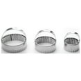 thumbnail image 2 of Crinkled Cookie Cutter Set, 3-Piece, 2 of 2