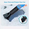 thumbnail image 2 of Ice Scraper for Car Windshield with Mitt 1 Pack Snow Ice Scraper Remover Tool with Waterproof Glove for car Window & Windshield, Scratch-Free(Blue), 2 of 5
