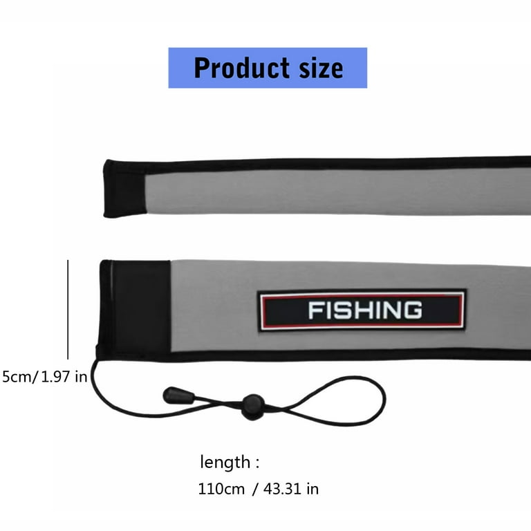 baitcaster rod cover Fishing Rod Cover Puncture Resistance Fishing Poles Sleeve Gloves Sock  Protective Covers for Baitcasting Rod