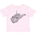 thumbnail image 3 of Inktastic West Virginia State Word Salad Boys or Girls Toddler T-Shirt, 3 of 5