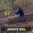 thumbnail image 5 of Fusion Drill-Powered Cultivator, Compatible With Most Cordless Drills, Adjustable Cultivating Width Up To 8”, Cultivating Depth Up To 5.5”, Adjustable Length, Model: 46007, 5 of 14