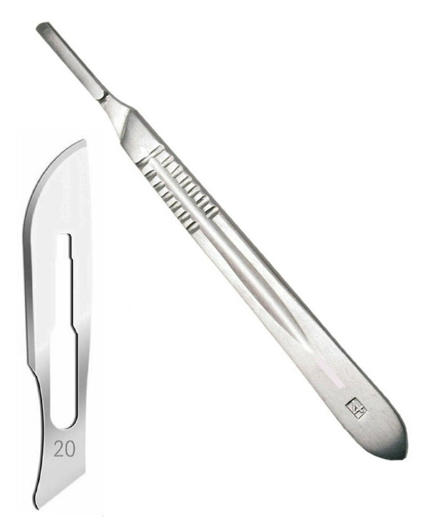 Professional Premium Stainless Steel #4 Scalpel Handle 5.5" Long. Made in USA