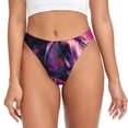 thumbnail image 1 of Fotbe Watercolor Painting White Horse Tanga Sin Costuras para Mujer con Estampado – Panties Invisibles, Transpirables y Cómodos para Uso Diario-Large, 1 of 6