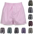 thumbnail image 4 of Black Friday Deals 2024!YABCSAZ Short for Women Soft Comfortable Shorts Fashionable Solid Color Cotton Linen Loose Casual Wide Leg Shorts Summer Casual Wide Leg Plaid Lounge Short, 4 of 4