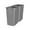 Silver, variant on Polymer Replacement 35 Quart Trash Bin Recycle Waste Garbage Container for Kitchen Cabinet Pullouts, Black, 2 Pack, RV-35-18-2