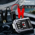 thumbnail image 6 of YUSMAN Portable 8500A Car Jump Starter With Air Compressor 150PSl, 12V Battery Pack ( Gas/Diesel), 12V Jump Box Car Battery Jumper Starter, Smart Jump Cables, Digital Display, LED Lights, Vehicle Bat, 6 of 9