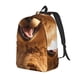thumbnail image 1 of Balery Happy Fluffy Running Dog Mochila Clásica Impresa Básica para Viaje, Mochila Escolar Resistente al Agua, Mochila de Lona con Correas Ajustables-Small, 1 of 5