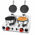 thumbnail image 1 of Wafflera Industrial Doble Bubble Waffle Gutstark Profesional Redonda 18 cm Acero Uso Rudo, 1 of 8