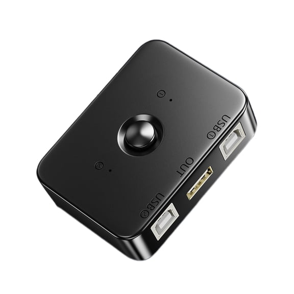 Printer Sharer USB2.0 Selector USB Power USB with Sharing Selector USB Hub Peripheral Sharing Adapter Computer