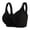 Black, variant on Daisy Bra for Women Wireless No Underwire Front Closure Bralettes Seamless Full Coverage Soft Comfort T Shirt Bra