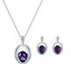 thumbnail image 1 of Fiudx Collar de Moda, Elegante Conjunto de Colgante de Cristal, Impresionante Par de Pendientes, Conjunto de Joyería Versátil, Ropa Informal para Bodas y Fiestas, Regalo Perfecto para Ella., 1 of 2