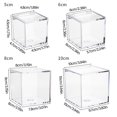 thumbnail image 3 of Pack Of 12 Multipurpose Plastic Boxes for Wedding Candy Creative Packaging Box with Lid Dustproof Cookie Container, 3 of 8