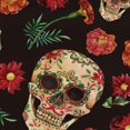 thumbnail image 5 of Mantel de lino con diseño de calavera de azúcar mexicana para el hogar, la cocina y el comedor (13 x 72 pulgadas), 5 of 5