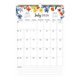 thumbnail image 2 of Calendario de pared 2026-2027 Planificador de 18 meses con grandes bloques diarios para la oficina en casa, escuela, diseño botánico, papel grueso, lazo colgante, 2 of 5