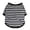 Black, variant on Pet Clothes Stylish Striped Round Neck T Shirt for Small Dogs Korean Style Pet Shirt with Classic Design,25 cm,Blue
