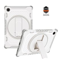 ELEHOLD for Samsung Galaxy Tab A8 10.5 Tablet Case with Hidden Kickstand Shockproof Rugged Protection Cover for 10.5 inch Samsung Galaxy Tab A8(SM-X200/X205),Gray