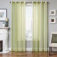 thumbnail image 1 of Softline Delia Lime 96 Inch Grommet Top Panel- Pack Of 2, 1 of 1