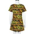 thumbnail image 7 of Sundresses for Women Casual Summer - Women's Summer Short Sleeve Crew Neck T Shirt Dress Casual Loose Swing Dress Floral Print Beach Dresses, 7 of 7