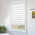 thumbnail image 2 of Zebra Blinds Roller Window Shades Blinds for Windows Roller Shades for Windows Window Shades for Home Window Shades Pull Down Shades for Windows ; W X ; H Basic Arctic, 2 of 11