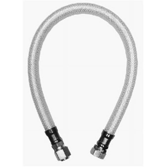 Homewerks 7228-20-38-4 0.38 x 0.38 OD x 20 in. Reinforced Poly Vinyl Faucet Connector