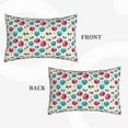 thumbnail image 2 of Pofeuu heart Skull cute Print Polyester Microfiber Plush Pillowcases, Super Soft and Cozy Pillow Case Covers with Envelop Closure（Pillow core not included）-20"x30", 2 of 6