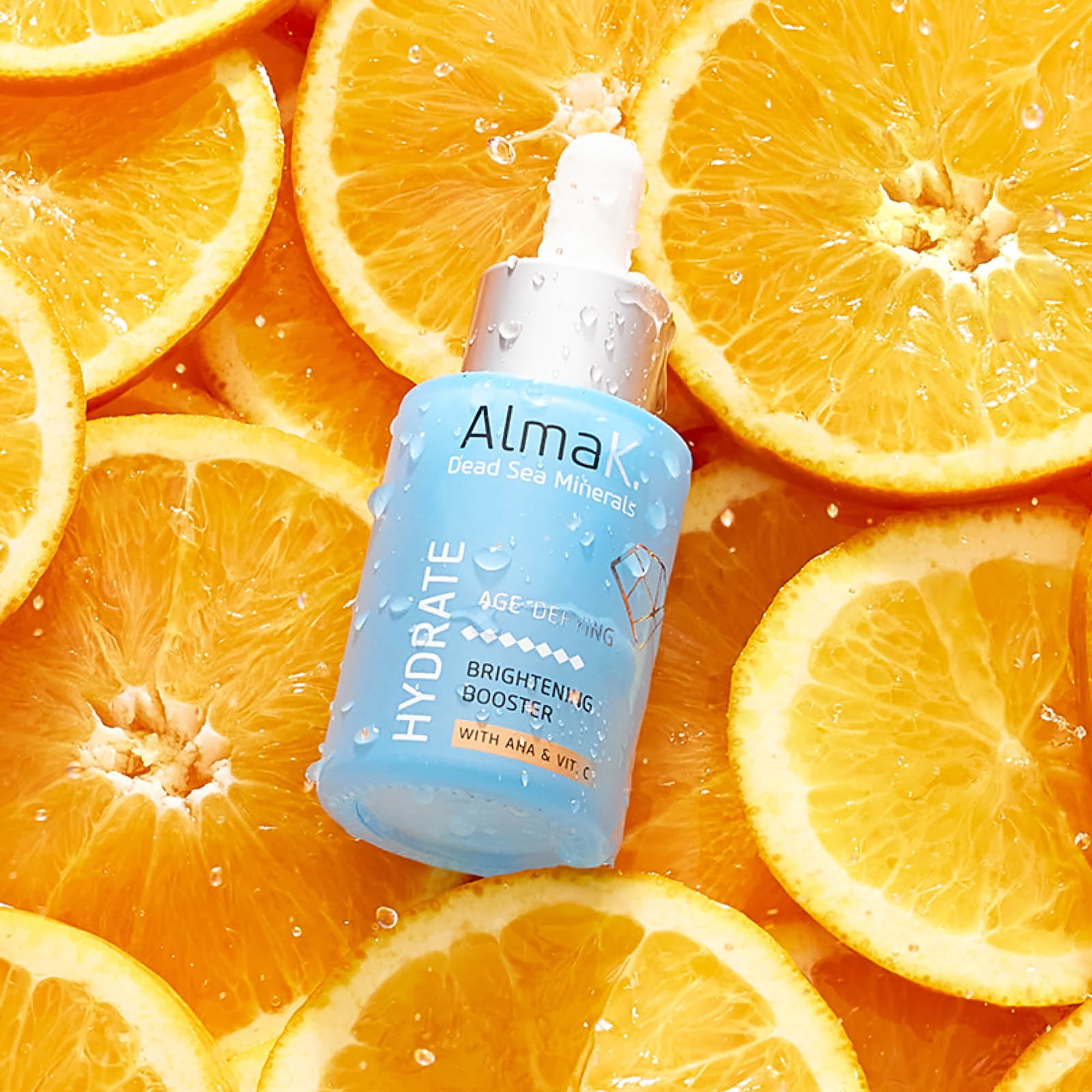 Alma K Brightening Booster with AHA and Vitamin C, Face Serum, 1 oz
