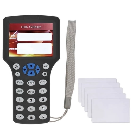 10 Frequency RFID NFC Smart Card Reader Writer Duplicator 5XCUID Card 125K 13.56MHz RFID Copier Key Replicator